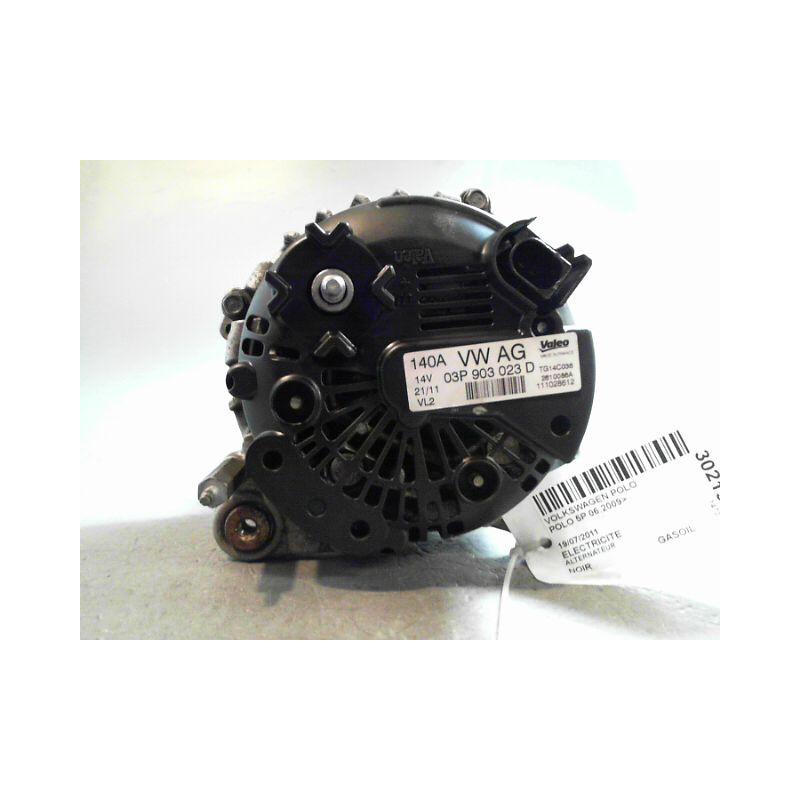 ALTERNATEUR VOLKSWAGEN POLO 2009-