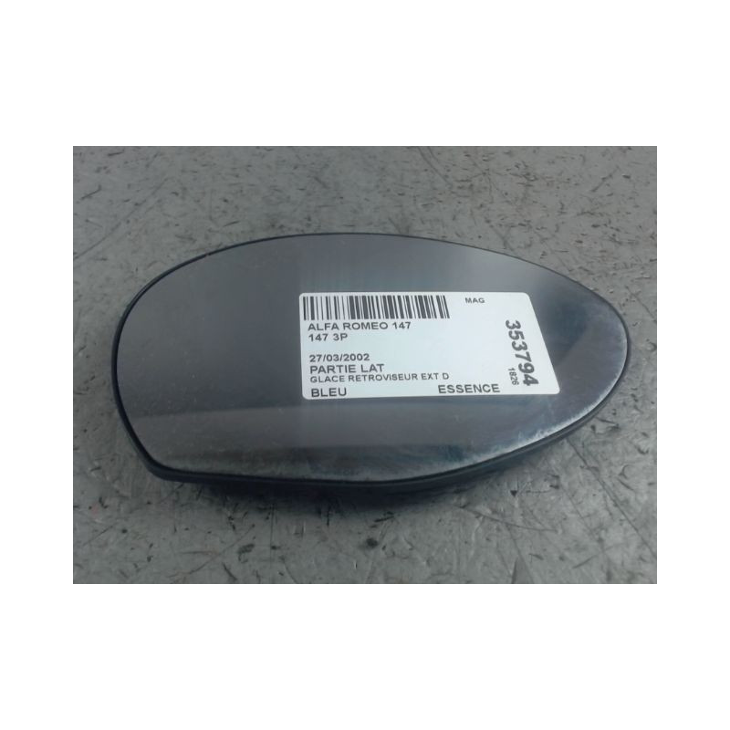 GLACE RETROVISEUR EXT D ALFA ROMEO 147 3P