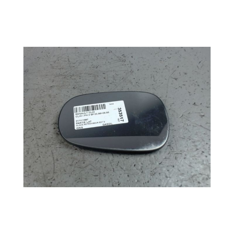 GLACE RETROVISEUR EXT G RENAULT CLIO I PH.3 96-98