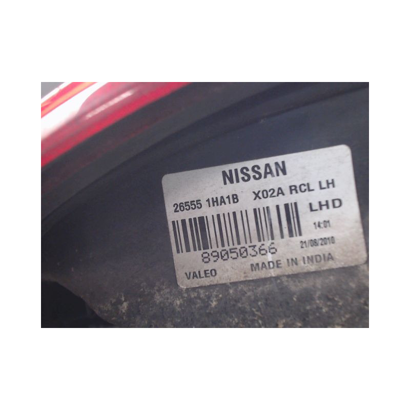 FEU ARRIERE GAUCHE  NISSAN MICRA