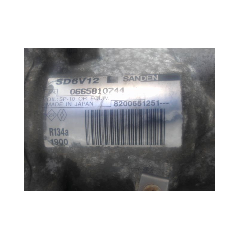 COMPRESSEUR AIR CONDITIONNE RENAULT CLIO III ESTATE 2008-