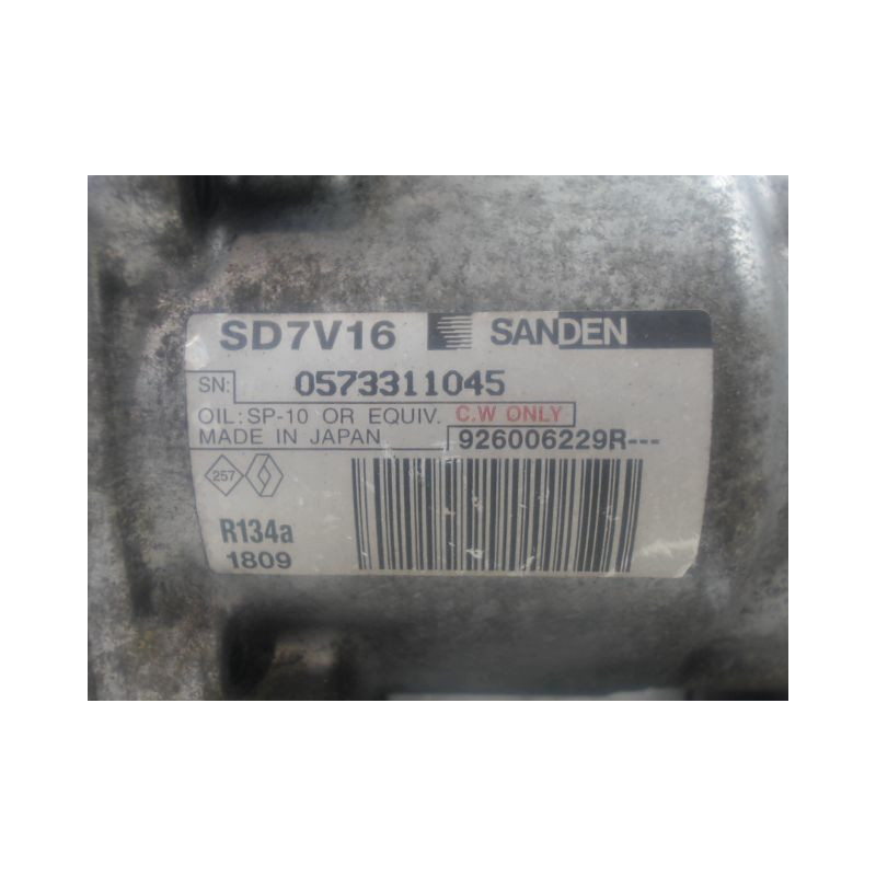 COMPRESSEUR AIR CONDITIONNE DACIA DUSTER 2010-