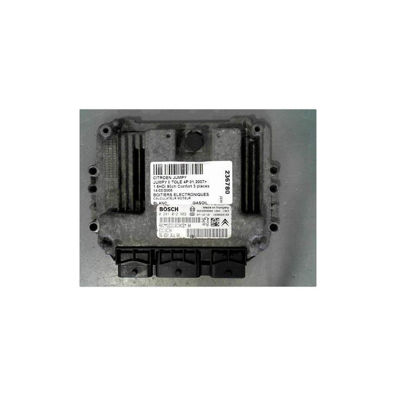 CALCULATEUR MOTEUR CITROEN JUMPY II TOLE 2007-