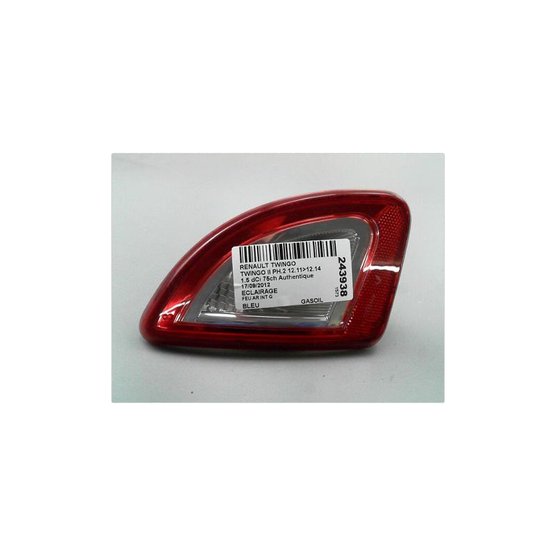 FEU ARRIERE INTERIEUR GAUCHE RENAULT TWINGO II PH.2 11-14