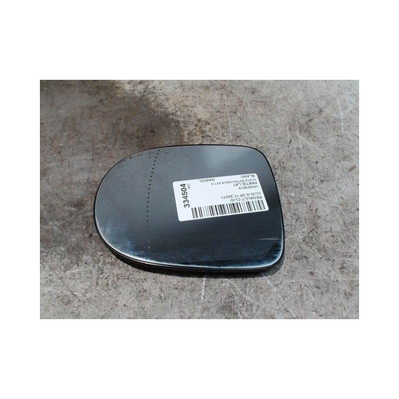 GLACE RETROVISEUR EXT G RENAULT CLIO III 2007-
