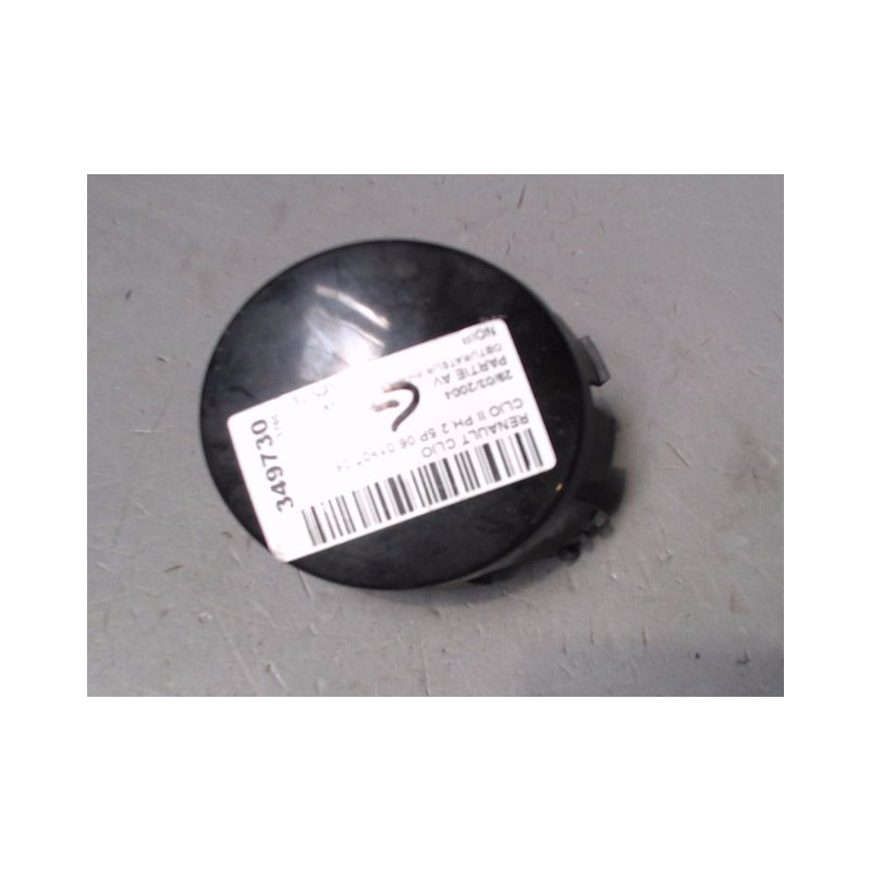 OBTURATEUR PHARE ADDITIONNEL PARE-CHOC AVG RENAULT CLIO II PH.2 01-06