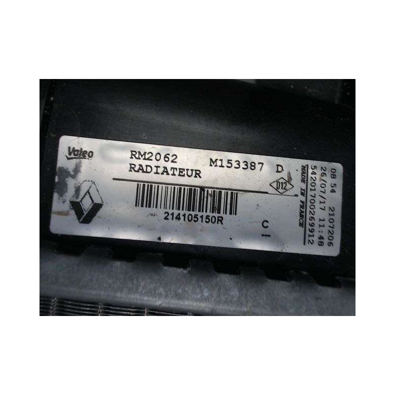 RADIATEUR RENAULT MEGANE III 2008-