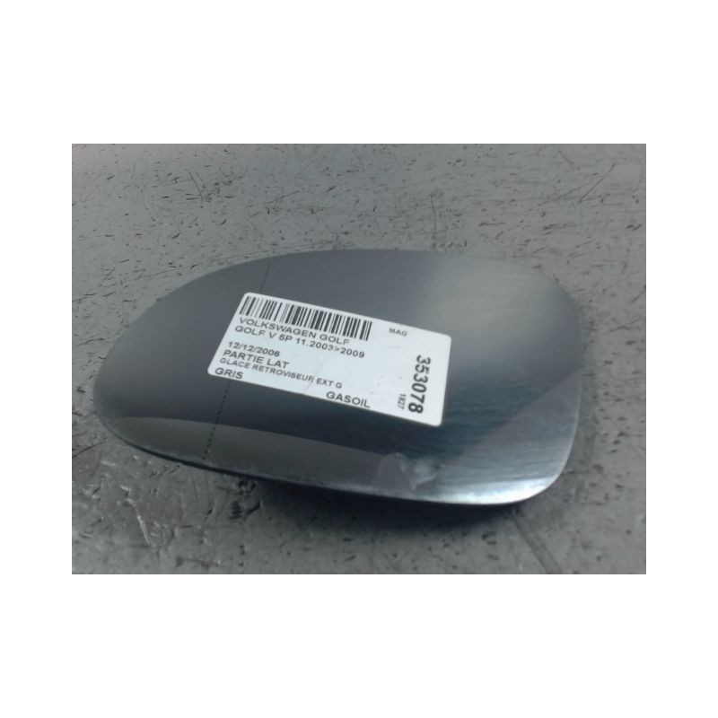 GLACE RETROVISEUR EXT G VOLKSWAGEN GOLF V 2003-2009