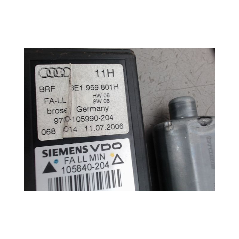 MECANISME LEVE-GLACE AVANT GAUCHE AUDI A4