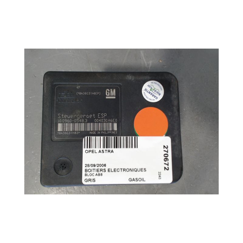 UNITE HYDRAULIQUE ABS OPEL ASTRA