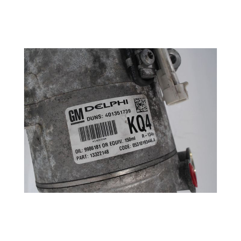 COMPRESSEUR AIR CONDITIONNE OPEL ZAFIRA 2006-