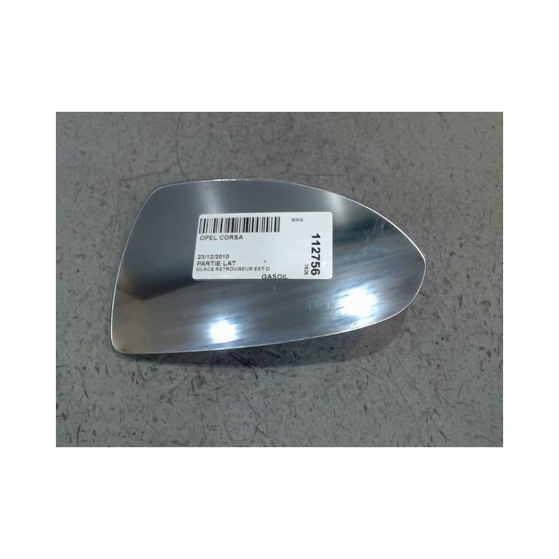 GLACE RETROVISEUR EXT D OPEL CORSA