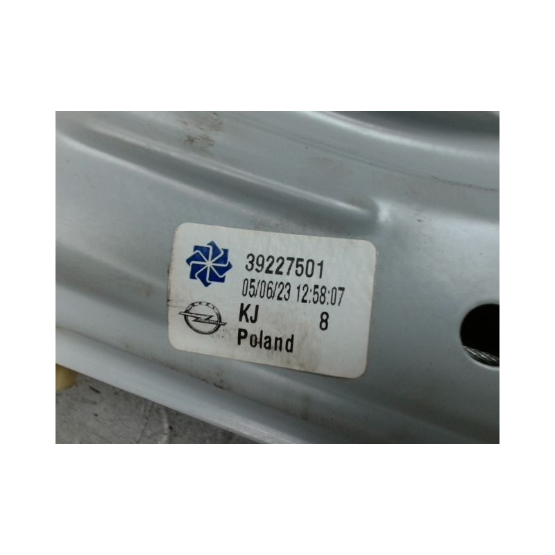 MECANISME+MOTEUR LEVE-GLACE ARRIERE GAUCHE OPEL CROSSLAND