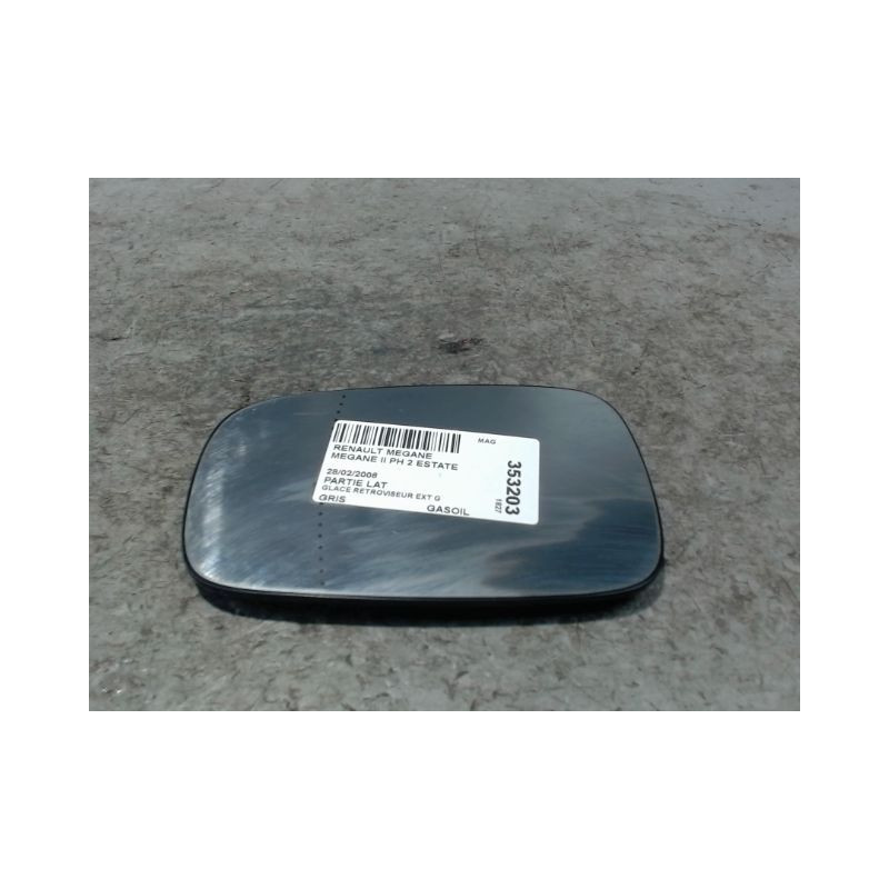 GLACE RETROVISEUR EXT G RENAULT MEGANE II PH 2 ESTATE 03-05