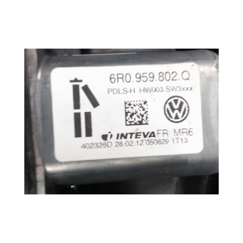 MECANISME LEVE-GLACE AVANT DROIT SEAT IBIZA