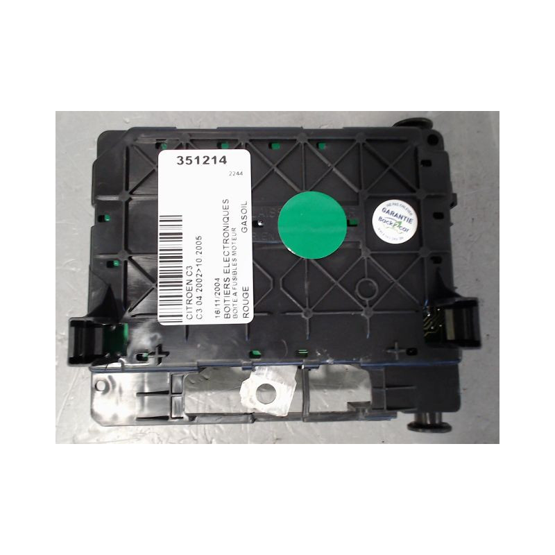 BOITE A FUSIBLES CITROEN C3 2002-2005