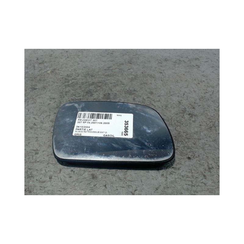 GLACE RETROVISEUR EXT D PEUGEOT 307 2001-2005