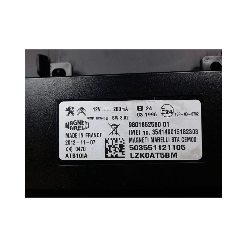 BOITE A GANTS PEUGEOT 508 2010-