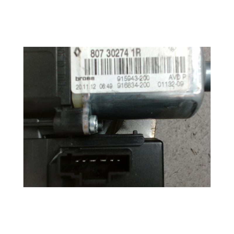 MECANISME+MOTEUR LEVE-GLACE AVANT DROIT RENAULT MEGANE
