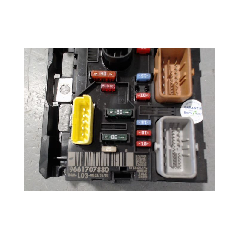 BOITE A FUSIBLES CITROEN C3 2005-