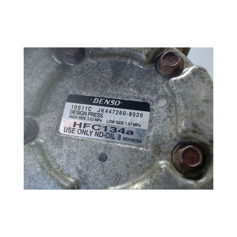 COMPRESSEUR AIR CONDITIONNE TOYOTA HILUX SIMPLE CABINE 2006-