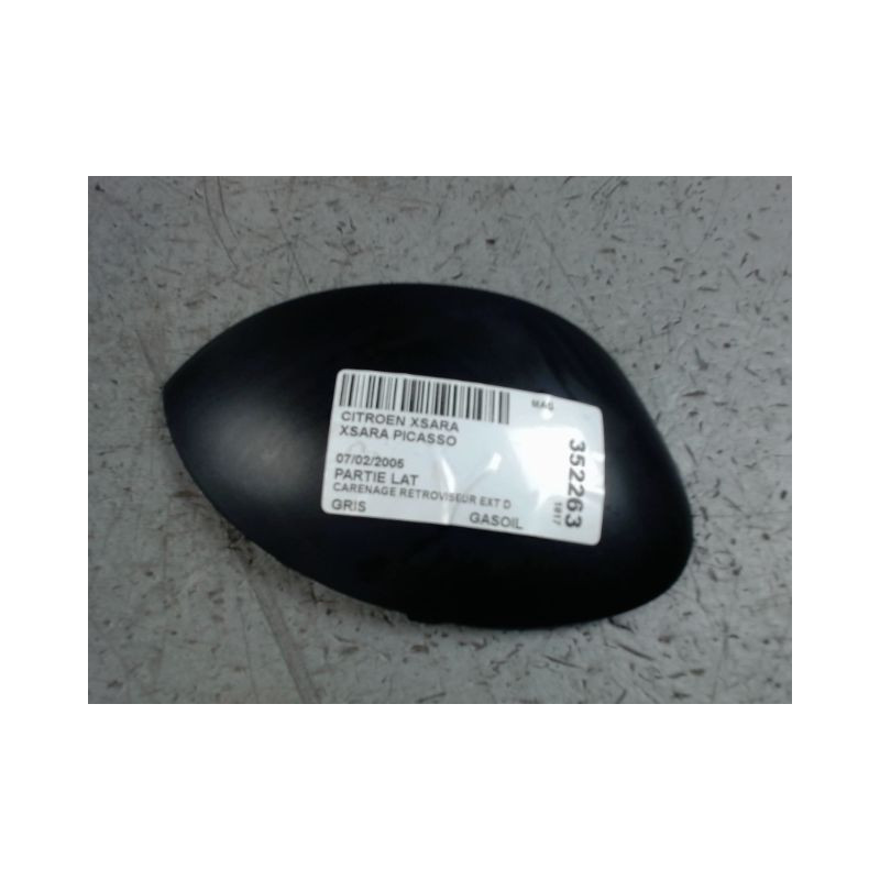 CARENAGE RETROVISEUR EXTERIEUR DROIT CITROEN XSARA PICASSO
