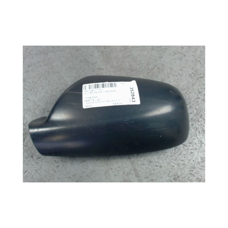 CARENAGE RETROVISEUR EXTERIEUR GAUCHE PEUGEOT 307 2001-2005