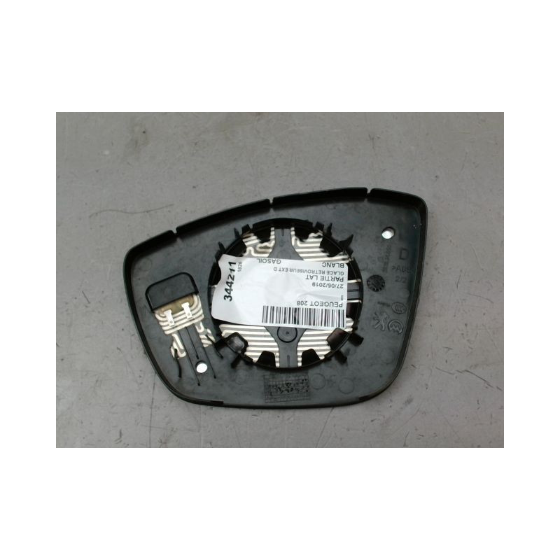 GLACE RETROVISEUR EXT D PEUGEOT 208 Phase 1 2012-...