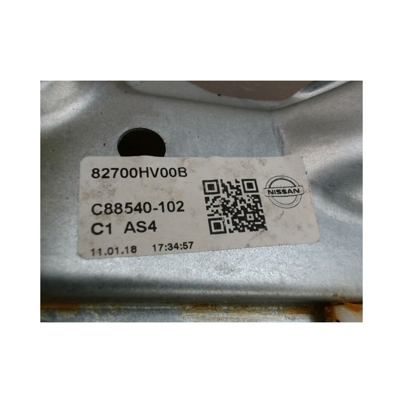 MECANISME LEVE-GLACE ARRIERE DROIT NISSAN QASHQAI