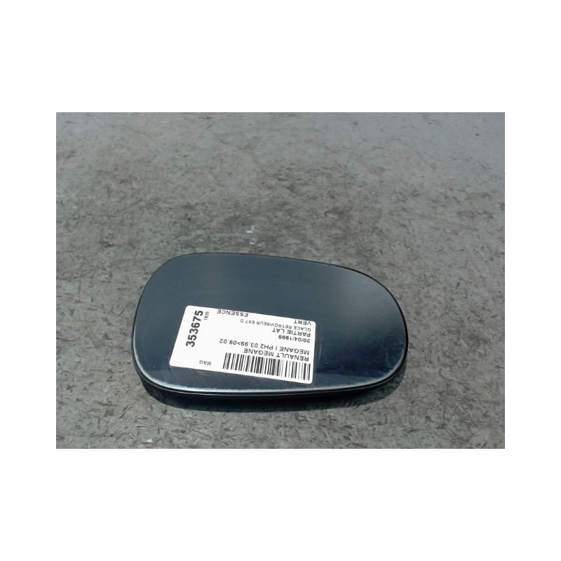 GLACE RETROVISEUR EXT D RENAULT MEGANE I PH2 99-02