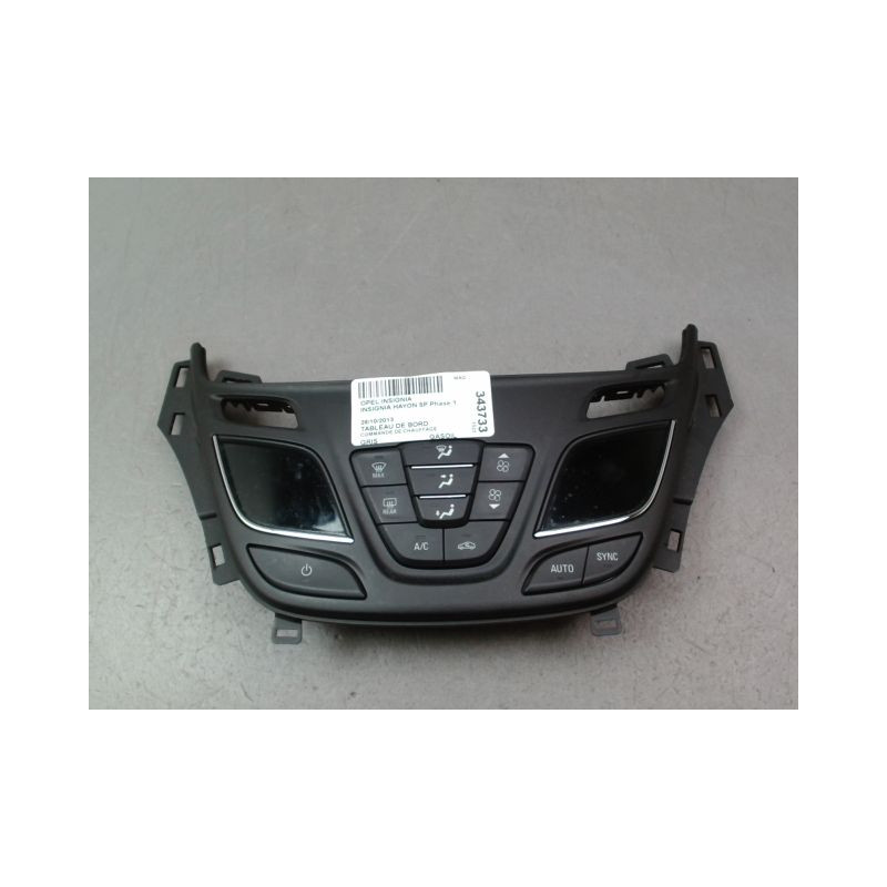 COMMANDE DE CHAUFFAGE OPEL INSIGNIA Phase 1 2009-2013
