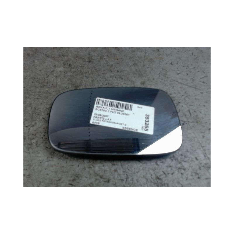 GLACE RETROVISEUR EXT G RENAULT SCENIC II PH2 2006-