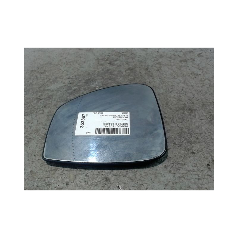 GLACE RETROVISEUR EXT G RENAULT SCENIC III 2009-