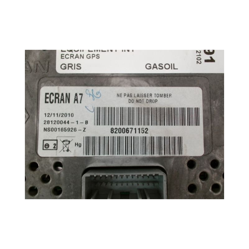 ECRAN GPS RENAULT LATITUDE BERL. 2010-...