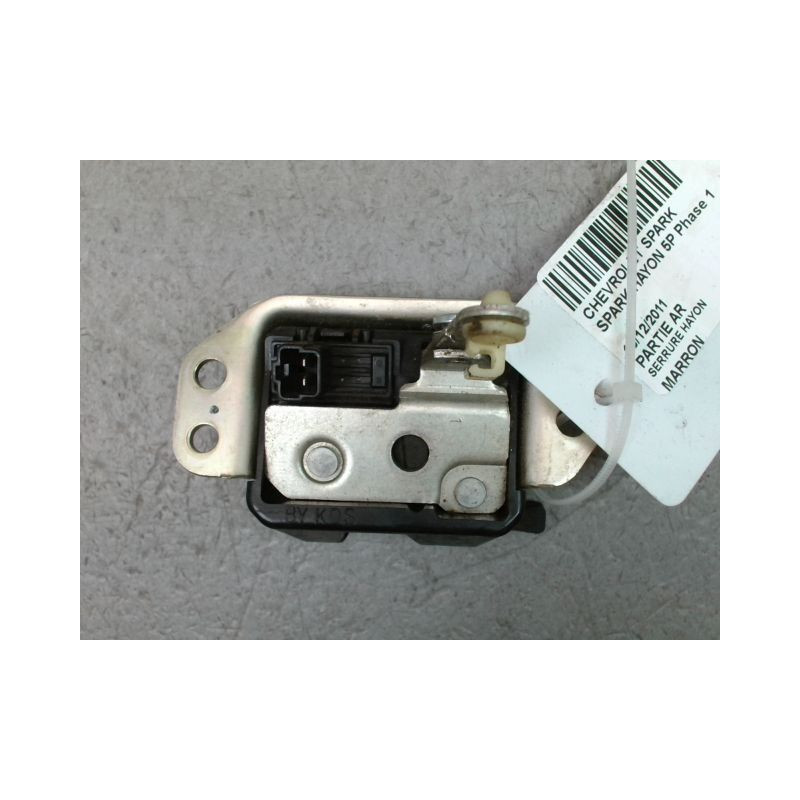 SERRURE HAYON  CHEVROLET SPARK Phase 1 2010-2012