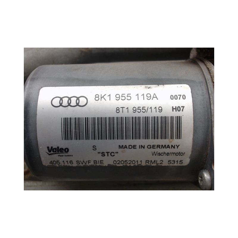MECANISME ESSUIE-GLACE AVANT AUDI A4