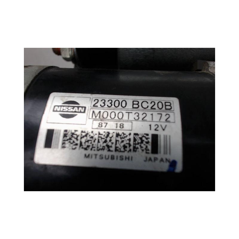 DEMARREUR NISSAN QASHQAI