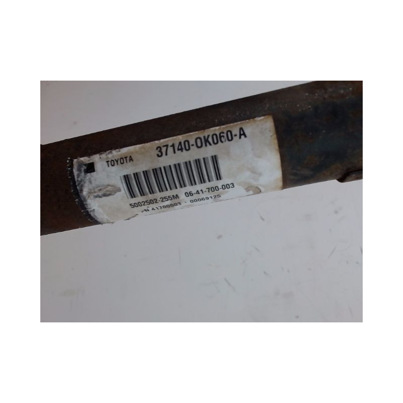 TRANSMISSION LONGITUDINALE AVANT TOYOTA HILUX DOUBLE CABINE 2006- 3.0 D-4D 4WD 