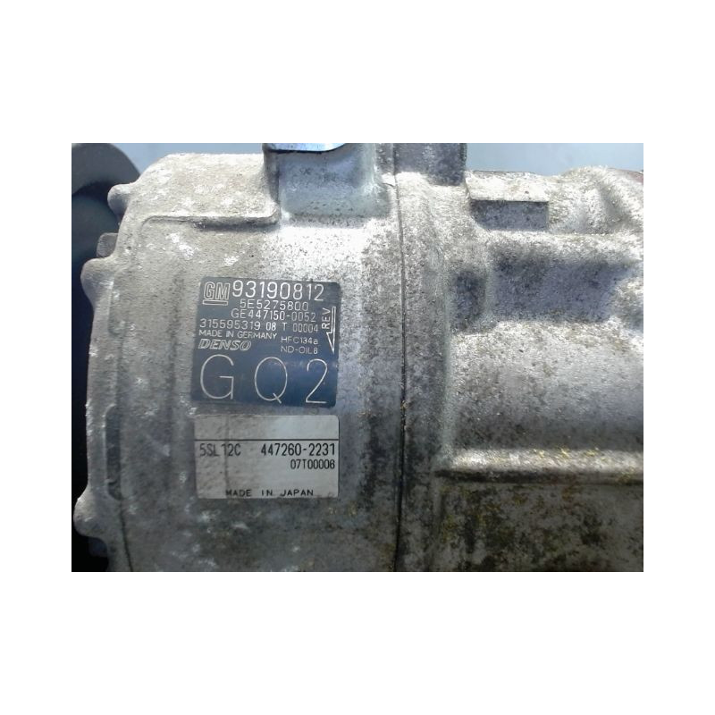 COMPRESSEUR AIR CONDITIONNE OPEL CORSA 2010-