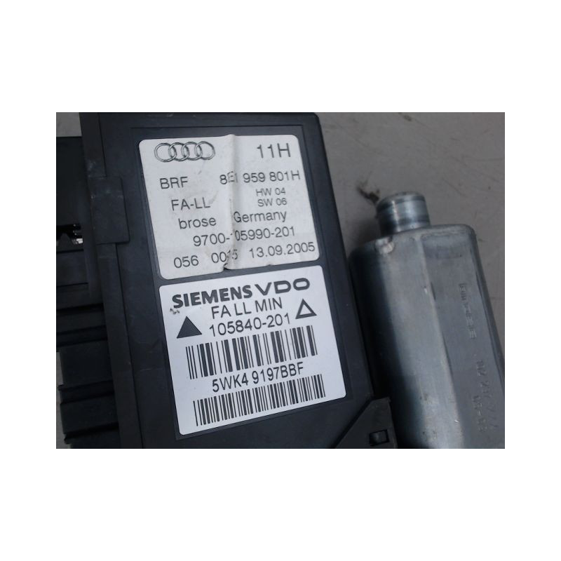 MECANISME LEVE-GLACE AVANT GAUCHE AUDI A4