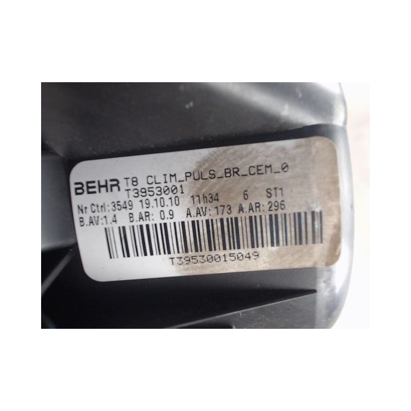 MOTEUR VENTILATEUR CHAUFFAGE PEUGEOT 3008