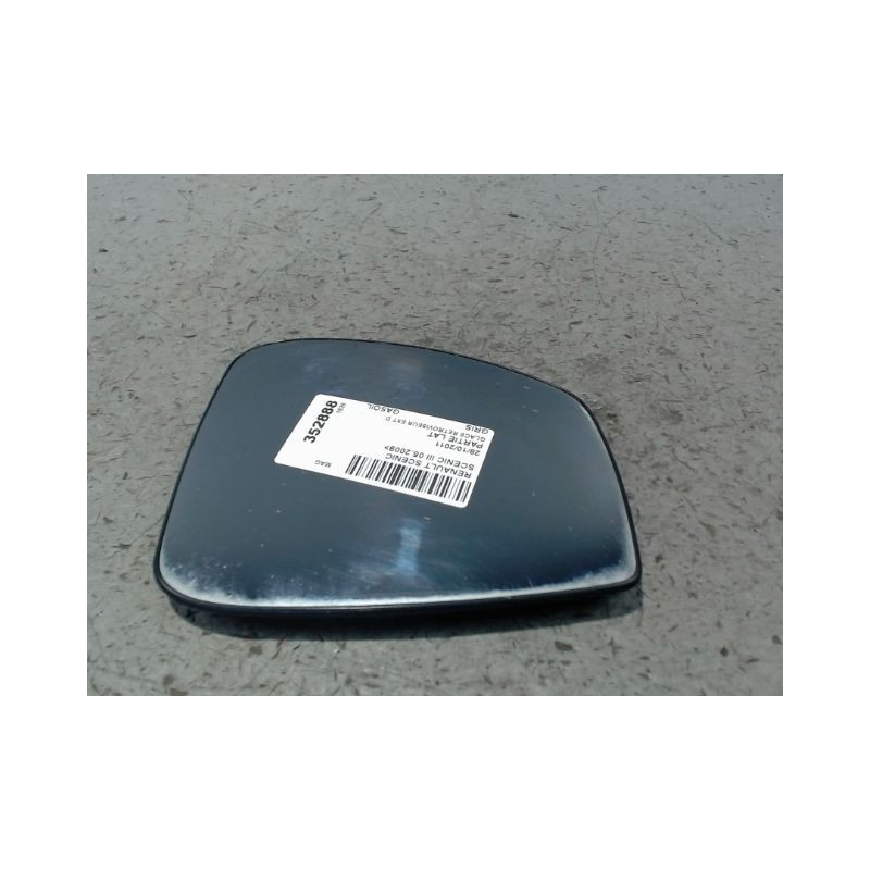 GLACE RETROVISEUR EXT D RENAULT SCENIC III 2009-