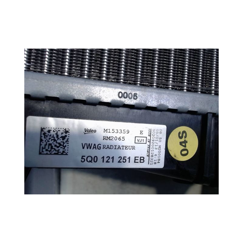 RADIATEUR VOLKSWAGEN GOLF