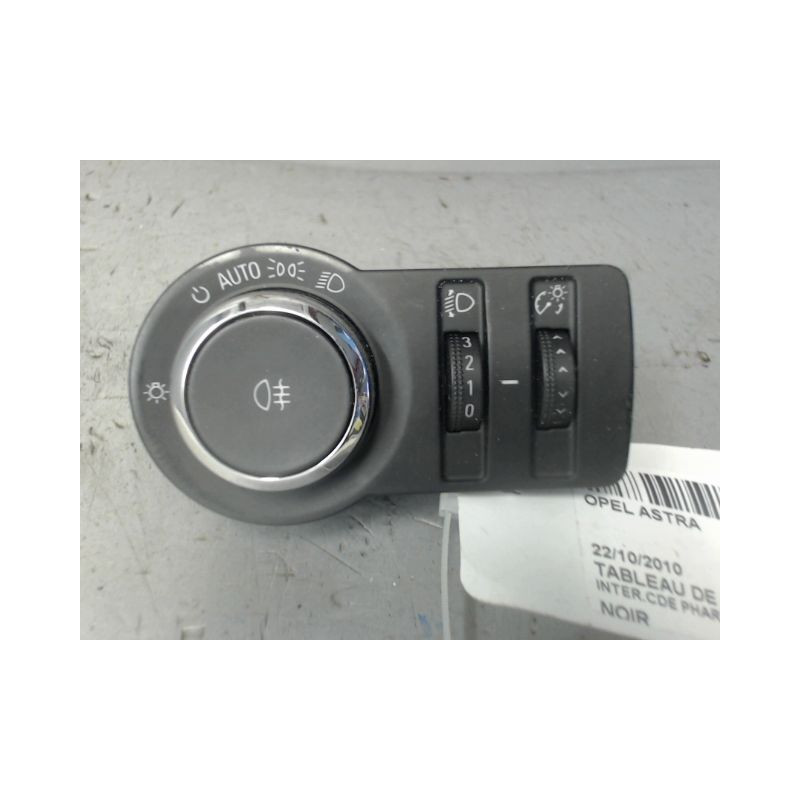 INTERIEUR COMMANDE PHARES OPEL ASTRA