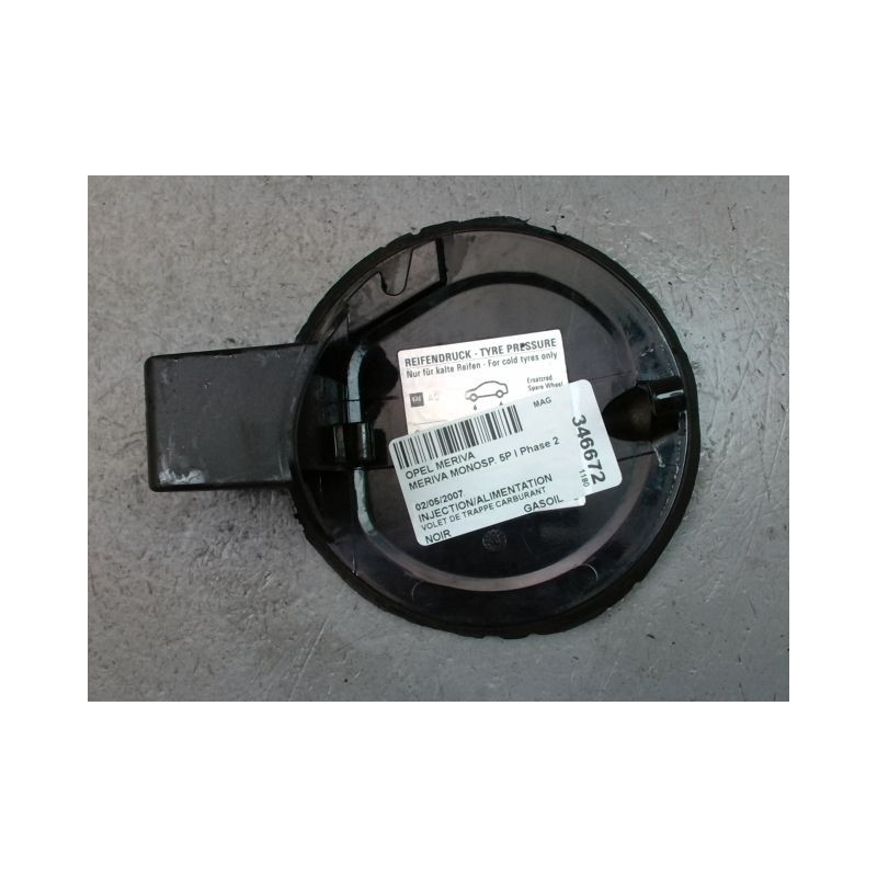 VOLET DE TRAPPE CARBURANT OPEL MERIVA MONOSP. I Phase 2 (A) 2006-2010