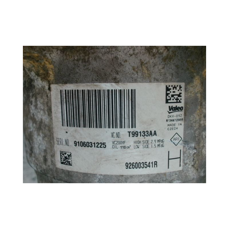 COMPRESSEUR AIR CONDITIONNE DACIA SANDERO 2008-