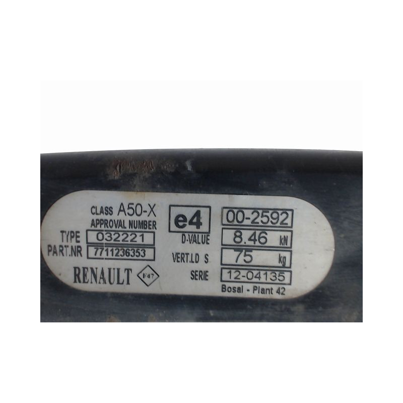 ATTELAGE RENAULT LAGUNA II 2005-2007