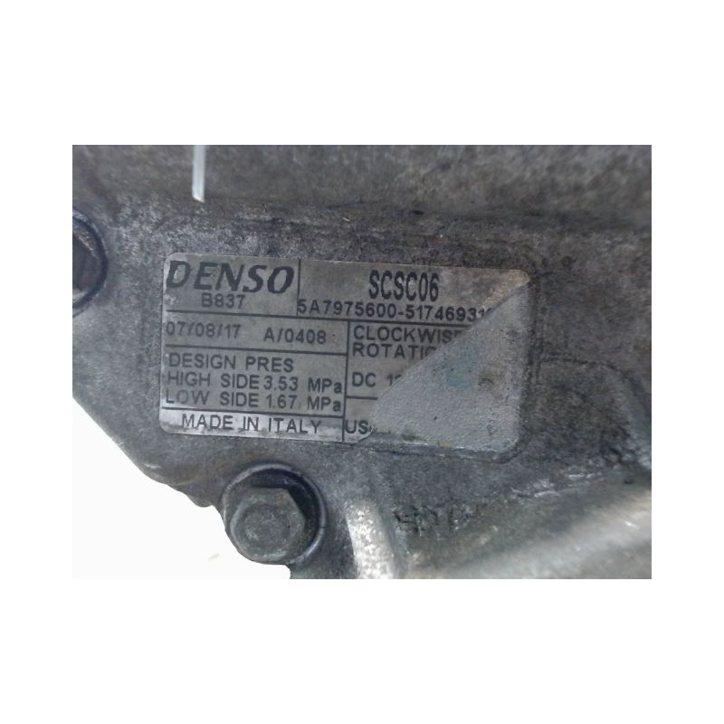 COMPRESSEUR AIR CONDITIONNE LANCIA YPSILON 2003-