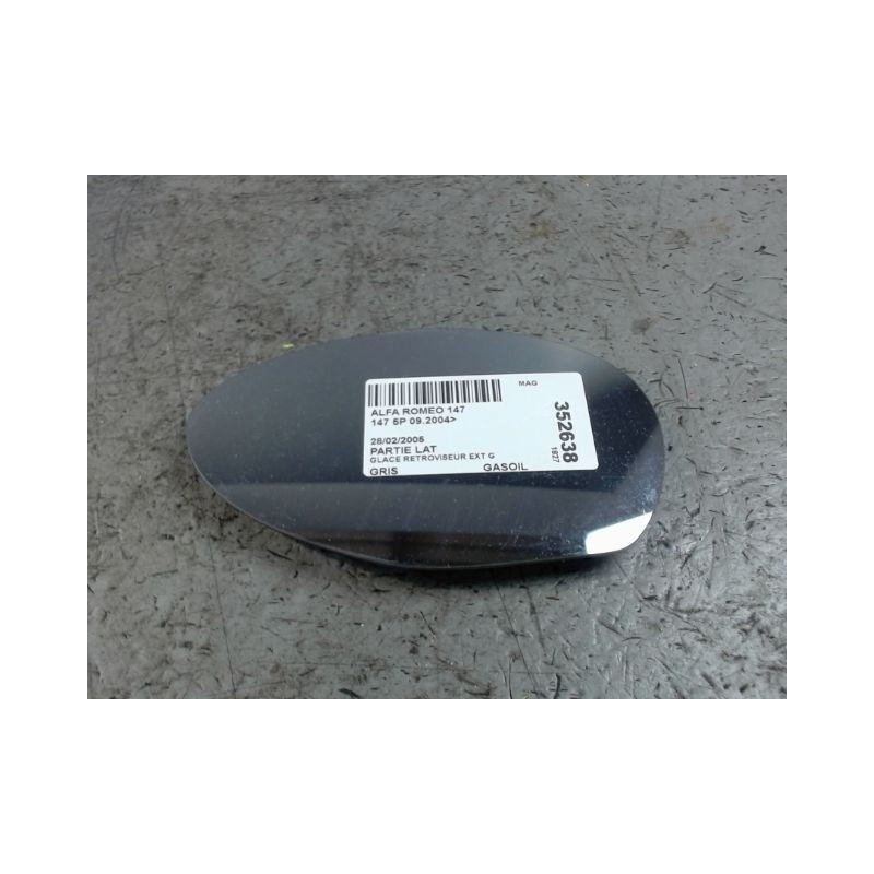GLACE RETROVISEUR EXT G ALFA ROMEO 147 2004-
