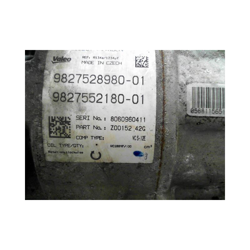COMPRESSEUR AIR CONDITIONNE PEUGEOT 308